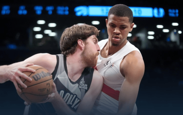 包含猛龙队员全力以赴，取得季后赛胜利的词条