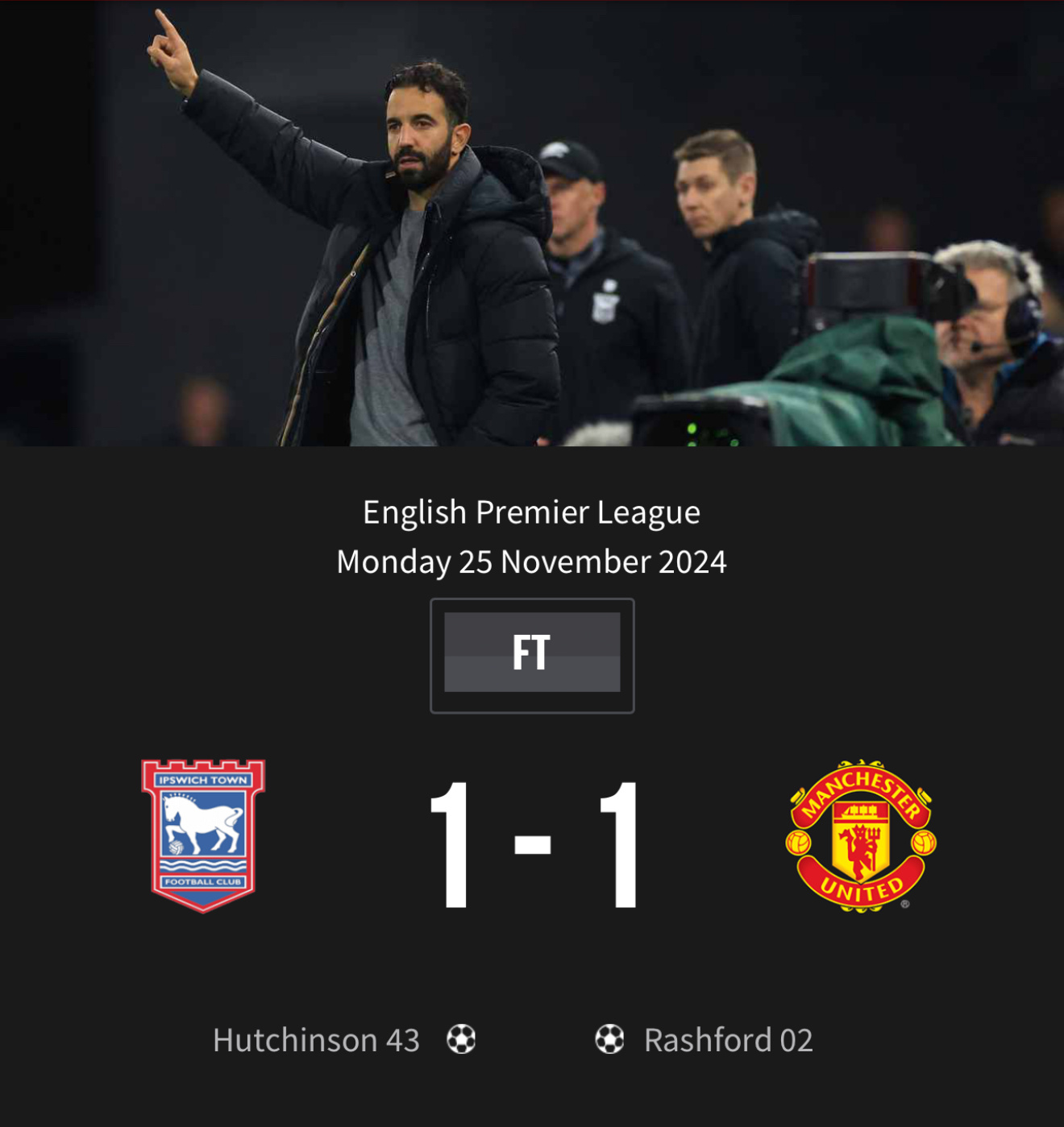 包含曼联新任教练上任，球队备战之际士气高昂的词条