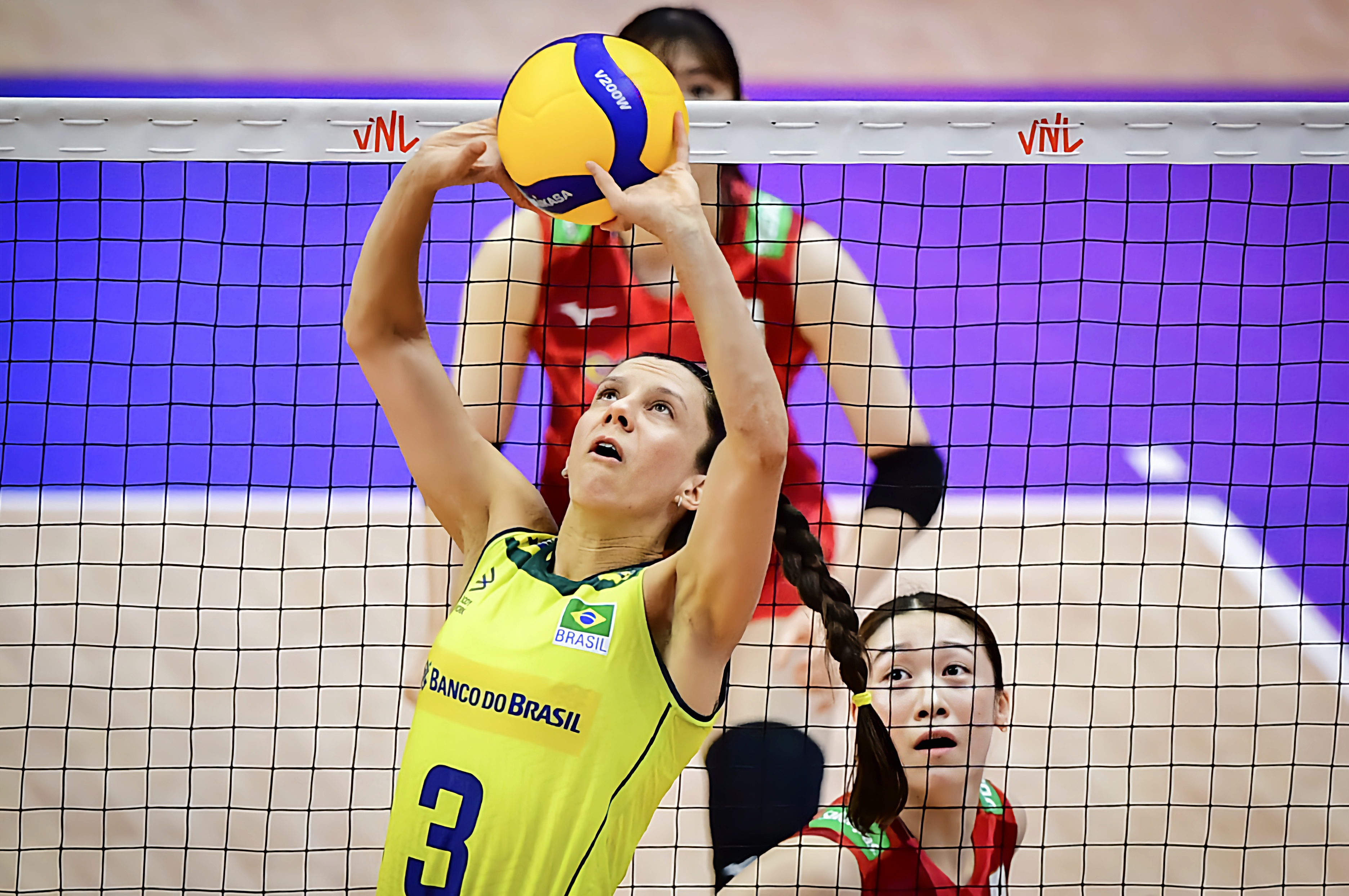 韩国击败巴西，晋级女子排球半决赛